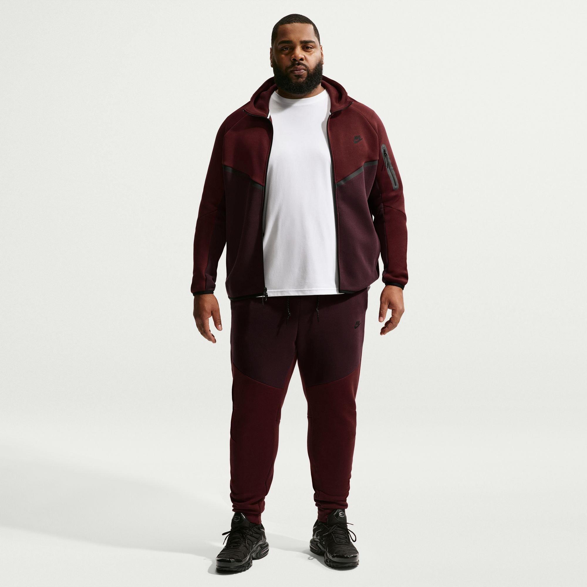 Tepláky Nike Red/Black 6926208 Men's Tech Fleece Jogging Bottoms - 7
