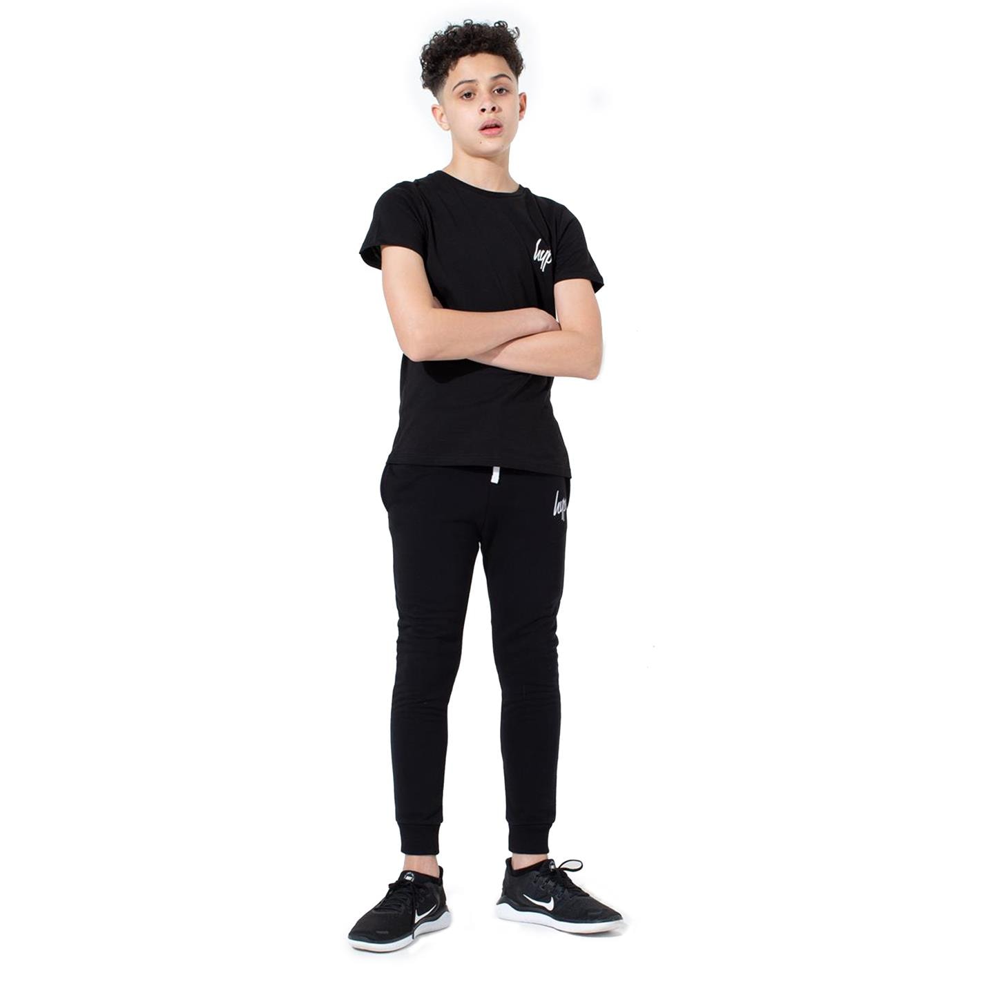 Hype Black 9055501 Script Kids Joggers - 3