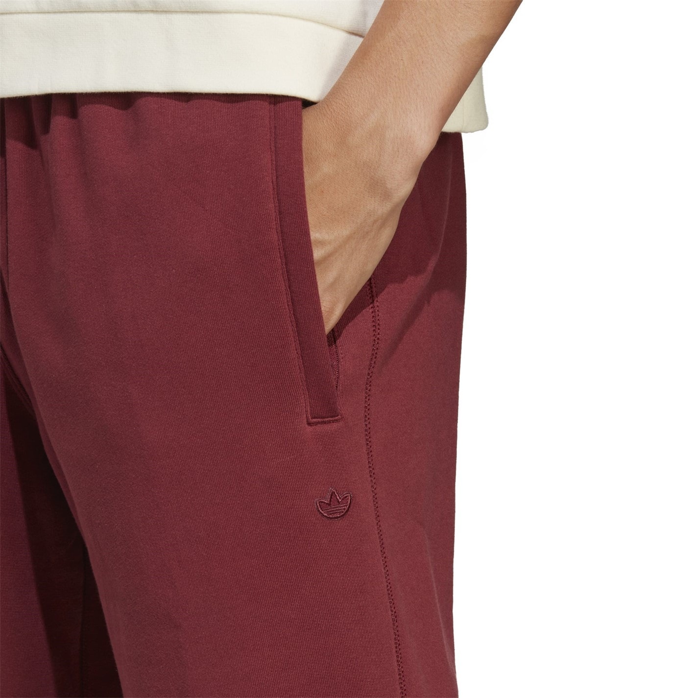 Tepláky ADIDAS ORIGINALS Shadow Red 1963172 Men's Closed Hem Fleece Jogging Bottoms - 4