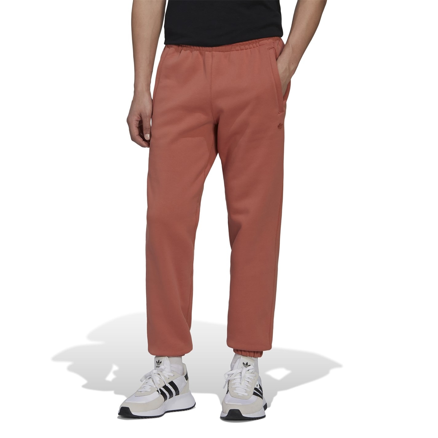 Tepláky adidas Originals Brown 7756760 Men's Closed Hem Fleece Joggers - 2