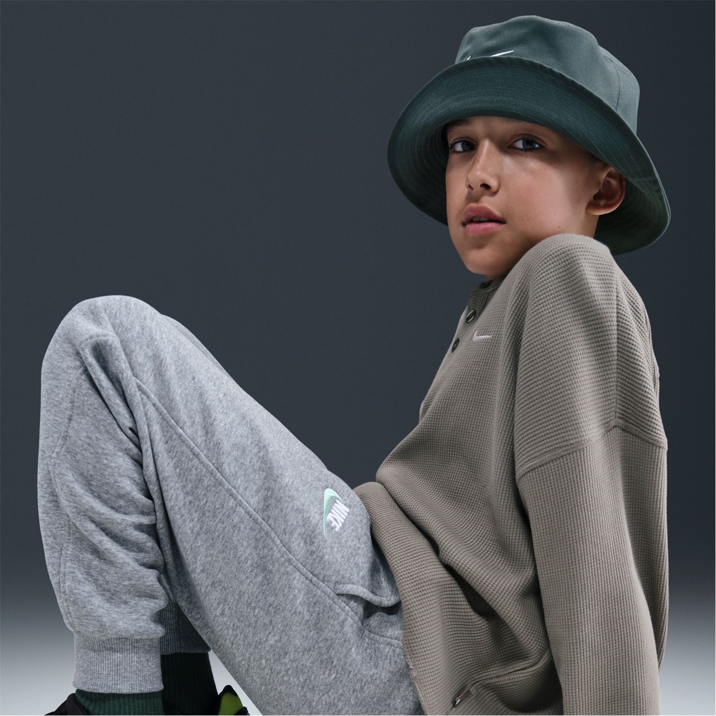 Nike Fleece Jogging Bottoms Juniors - 9