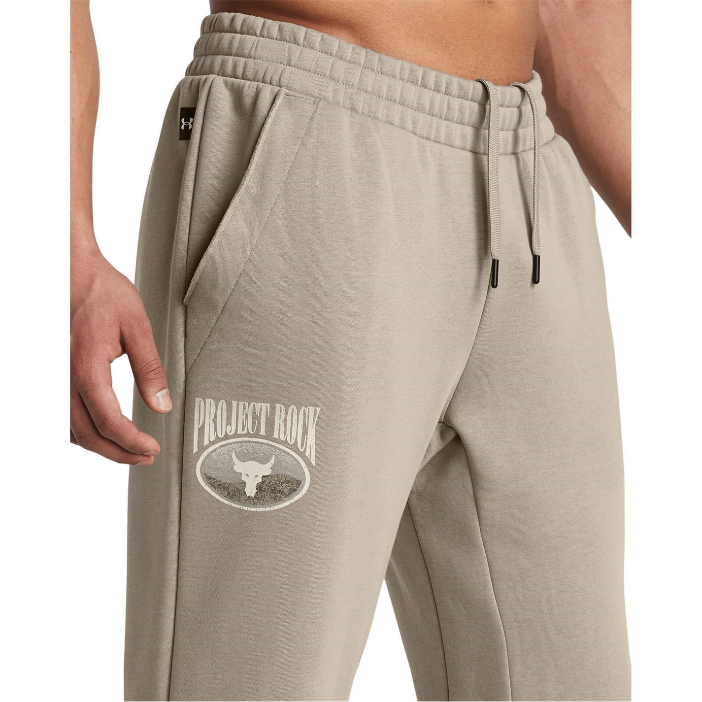 Tepláky Under Armour Brown 1532869 Men's PR Icon Open Hem Fleece Joggers - 6