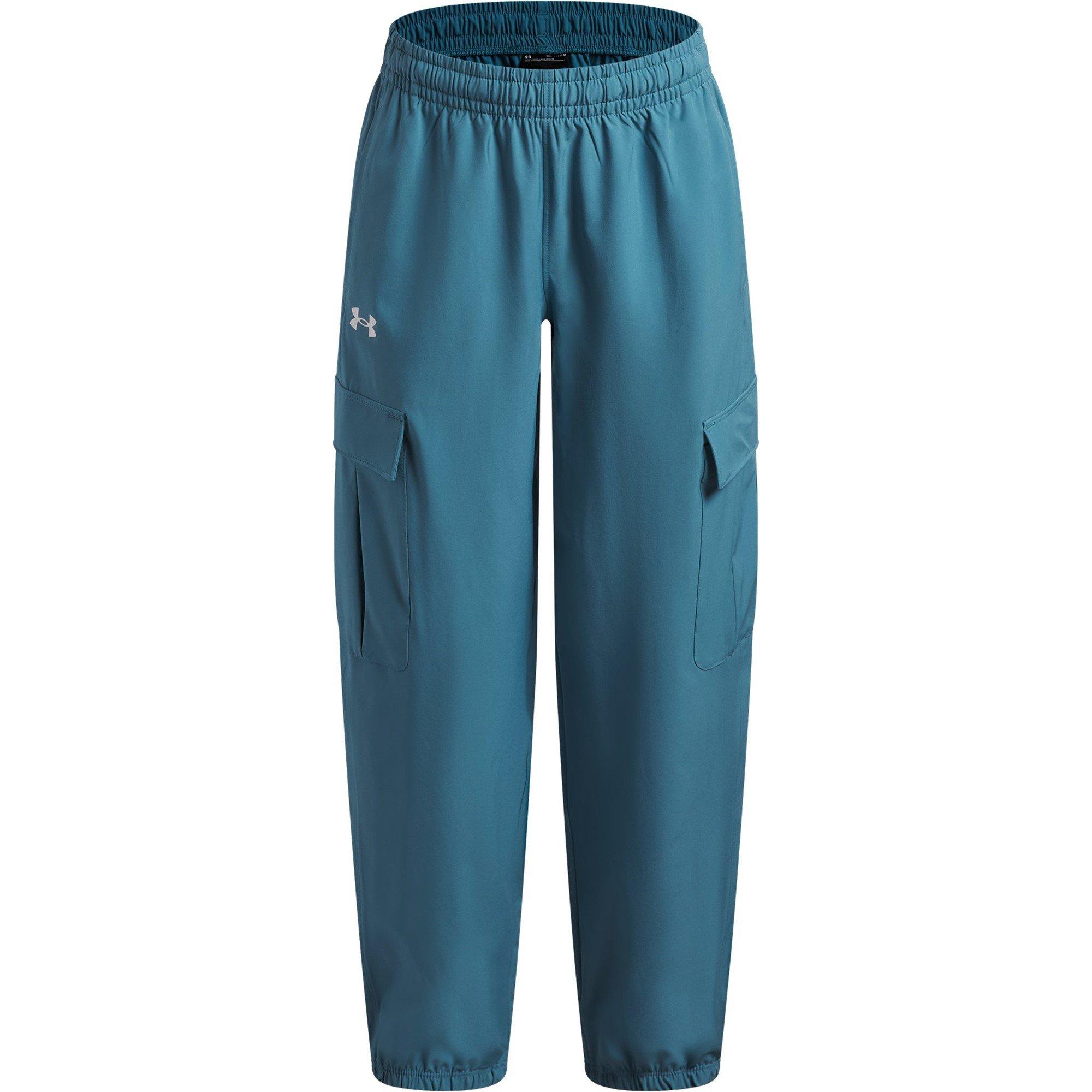 Under Armour Blue 519785 UA Rival Woven Girls Cargo Pants - 1