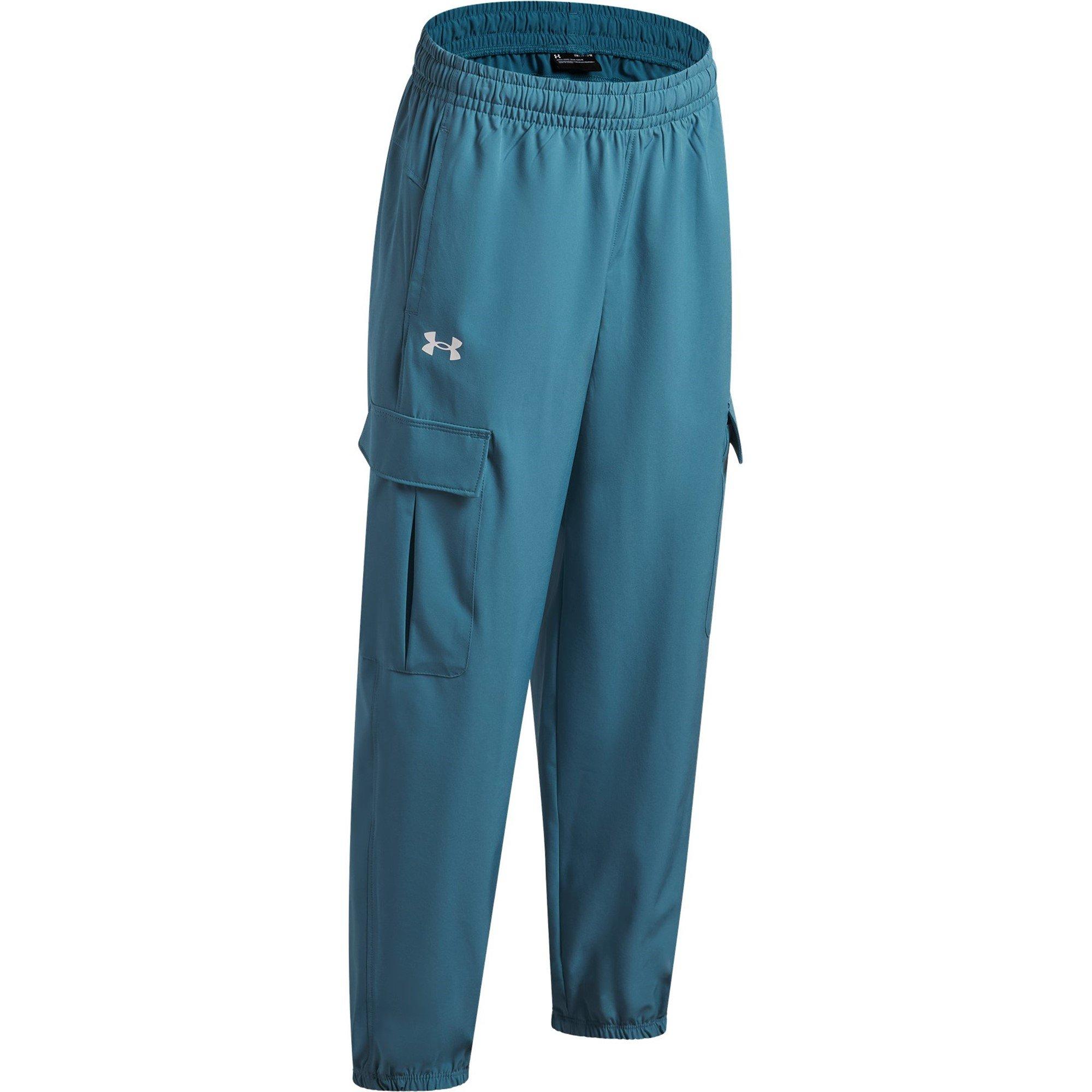 Under Armour Blue 519785 UA Rival Woven Girls Cargo Pants - 3