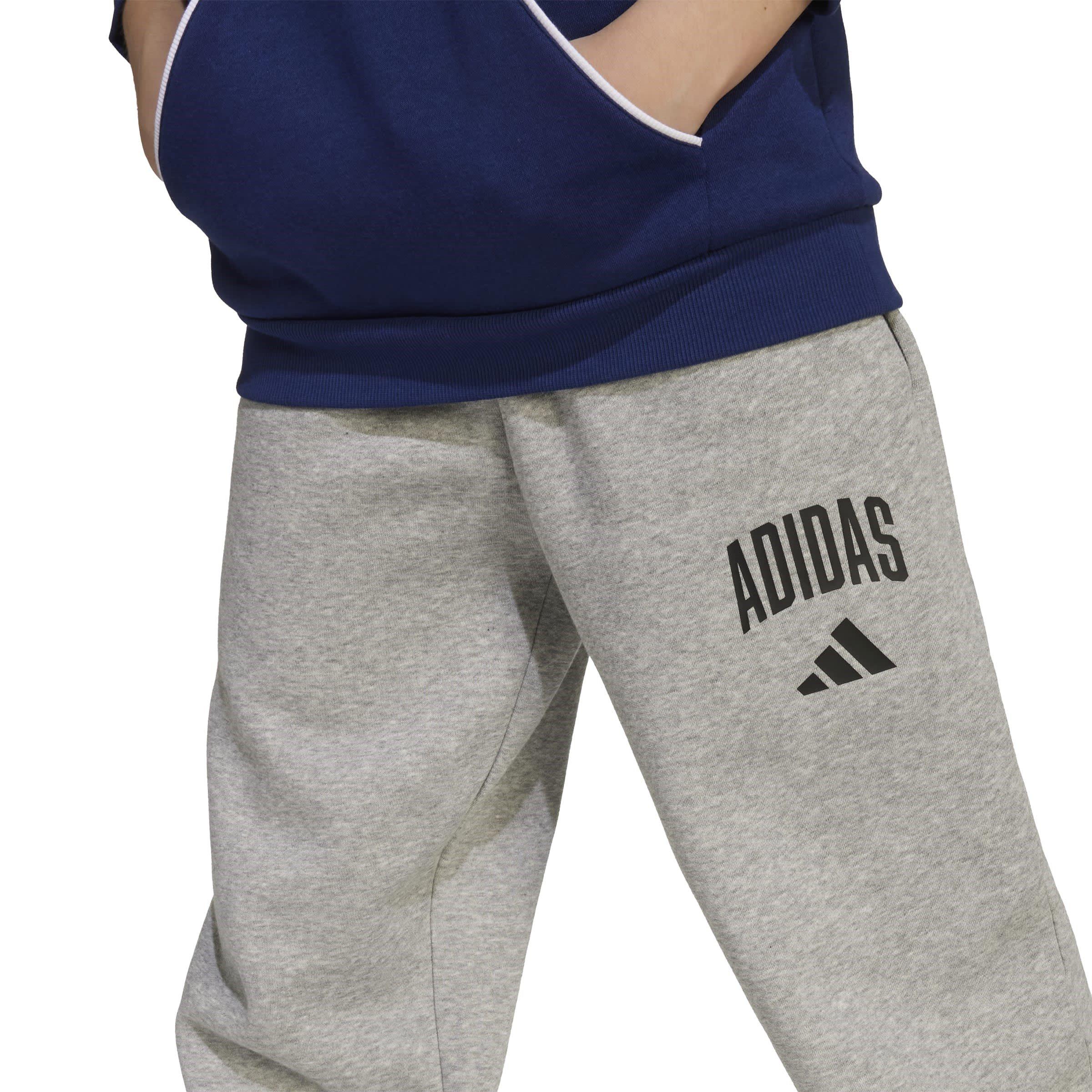 adidas Grey 4769995 Seasonals Essentials Collegiate Pant Juniors - 8
