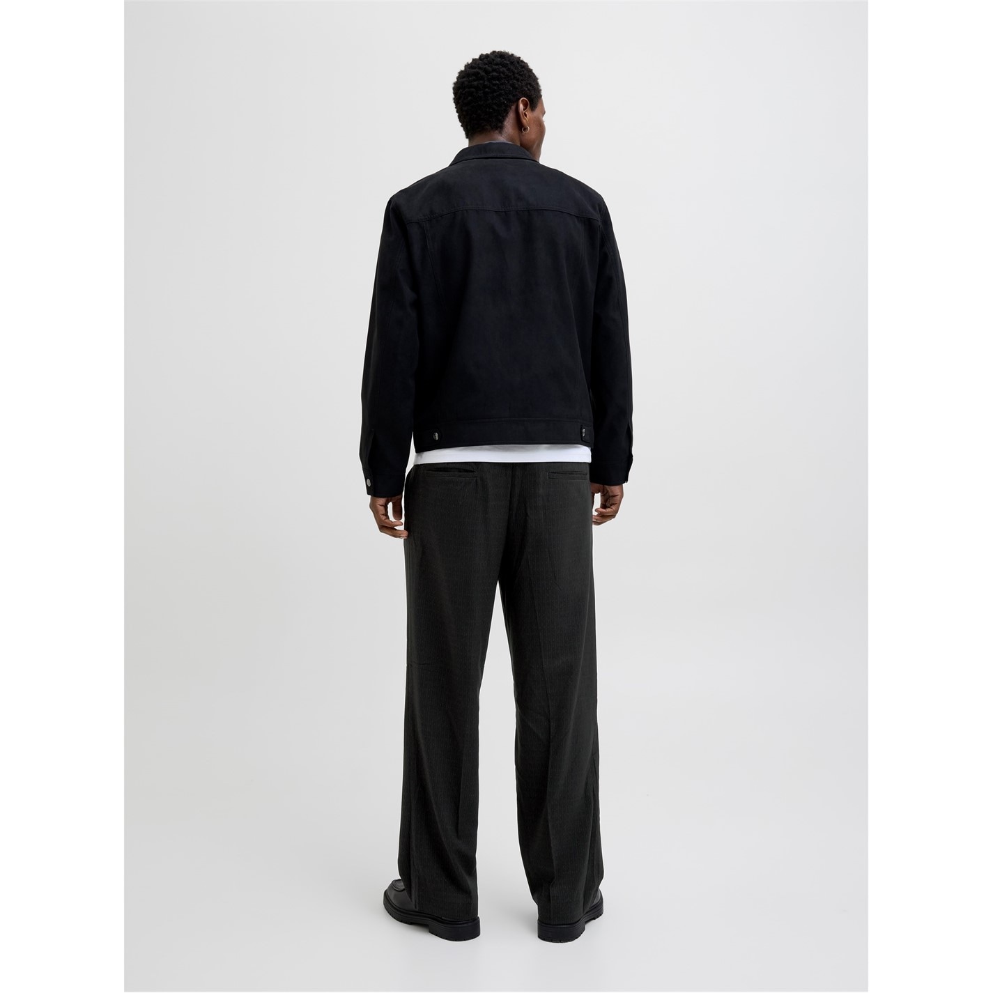 Tepláky Jack and Jones Black 7694228 Men's Bill Open Hem Fleece Joggers - 6