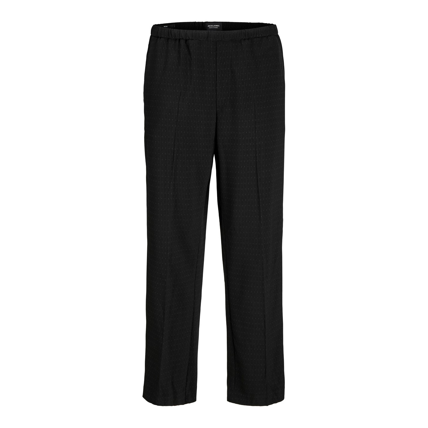 Tepláky Jack and Jones Black 7694228 Men's Bill Open Hem Fleece Joggers - 7