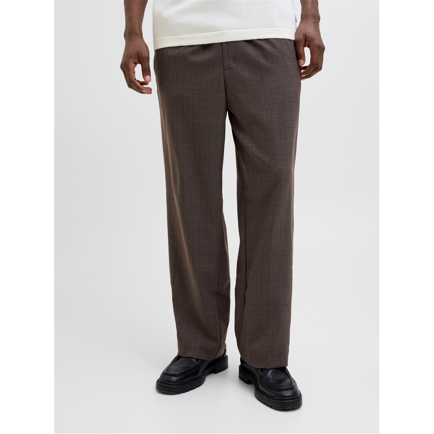 Tepláky Jack and Jones Chocolate Torte 4259742 Men's Bill Open Hem Fleece Joggers - 1