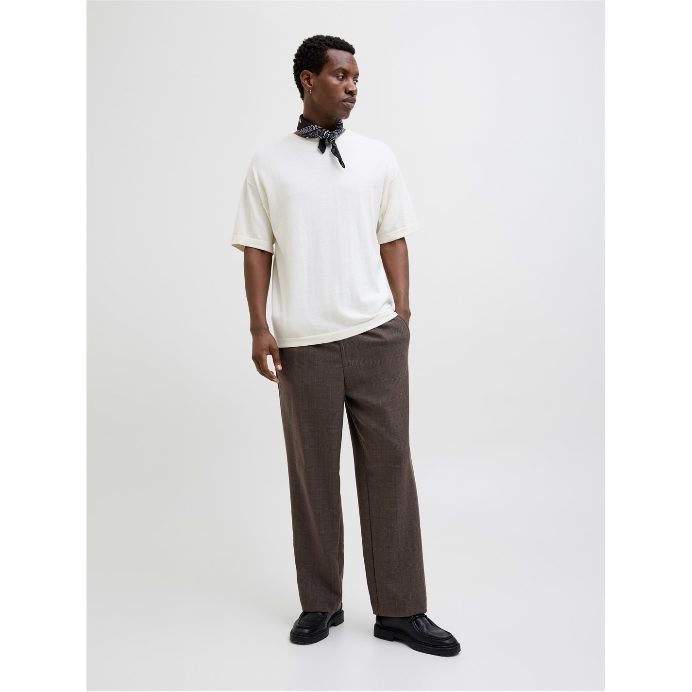 Tepláky Jack and Jones Chocolate Torte 4259742 Men's Bill Open Hem Fleece Joggers - 5