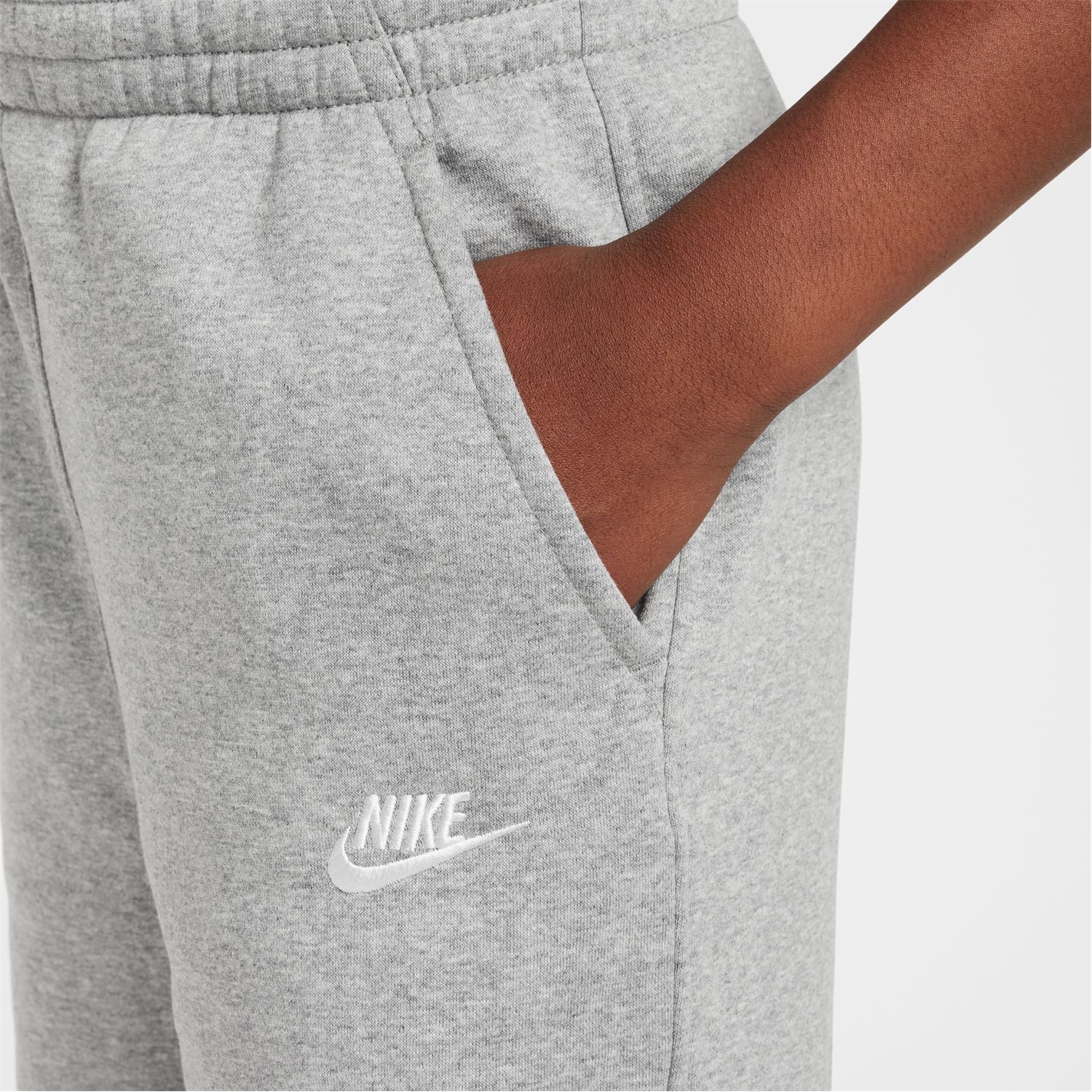 Nike Dk Grey Heather 9514759 Kids' Club Fleece Joggers - 4