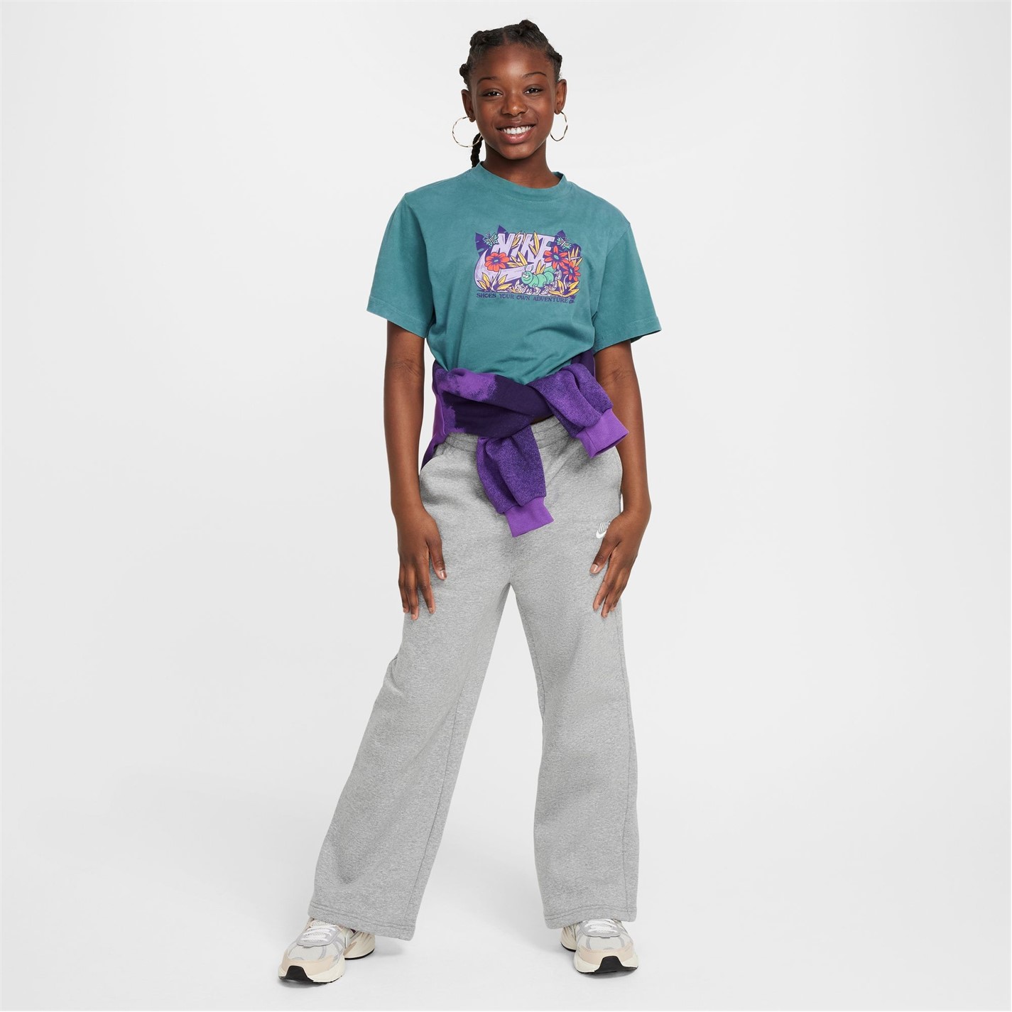 Nike Dk Grey Heather 9514759 Kids' Club Fleece Joggers - 6