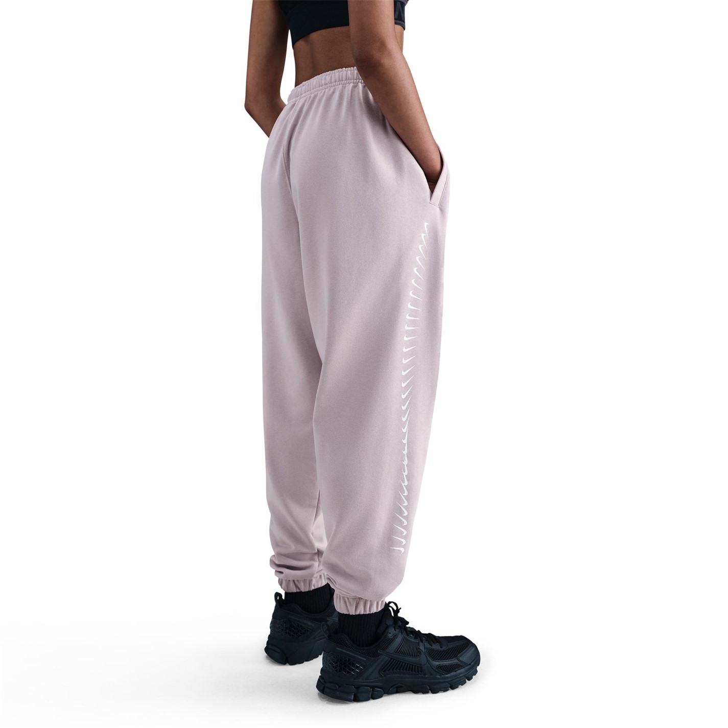 Nike Platinum Violet 7518625 Kids' Dance Fleece Joggers - 2