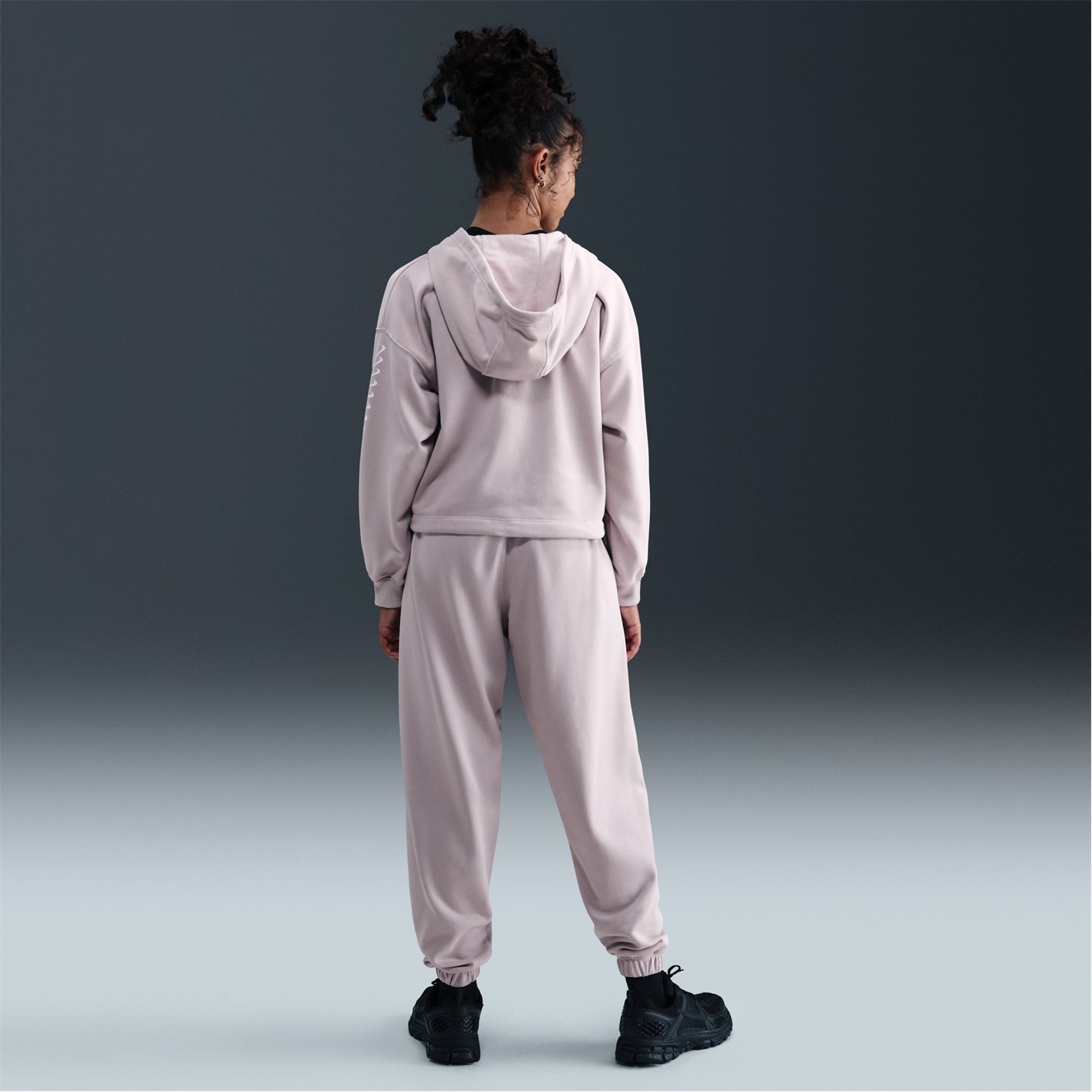 Nike Platinum Violet 7518625 Kids' Dance Fleece Joggers - 8
