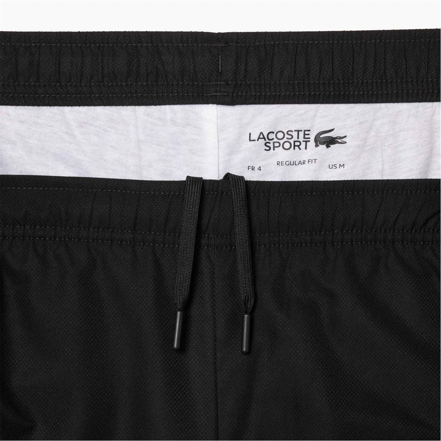 Tepláky Lacoste Black 031 3449829 Men's Tapered Closed Cuff Fleece Joggers - 6