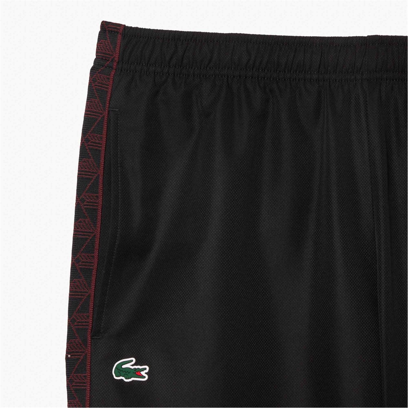 Tepláky Lacoste Black 031 3449829 Men's Tapered Closed Cuff Fleece Joggers - 7