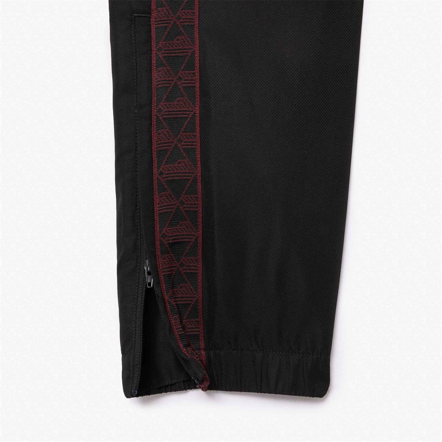 Tepláky Lacoste Black 031 3449829 Men's Tapered Closed Cuff Fleece Joggers - 8