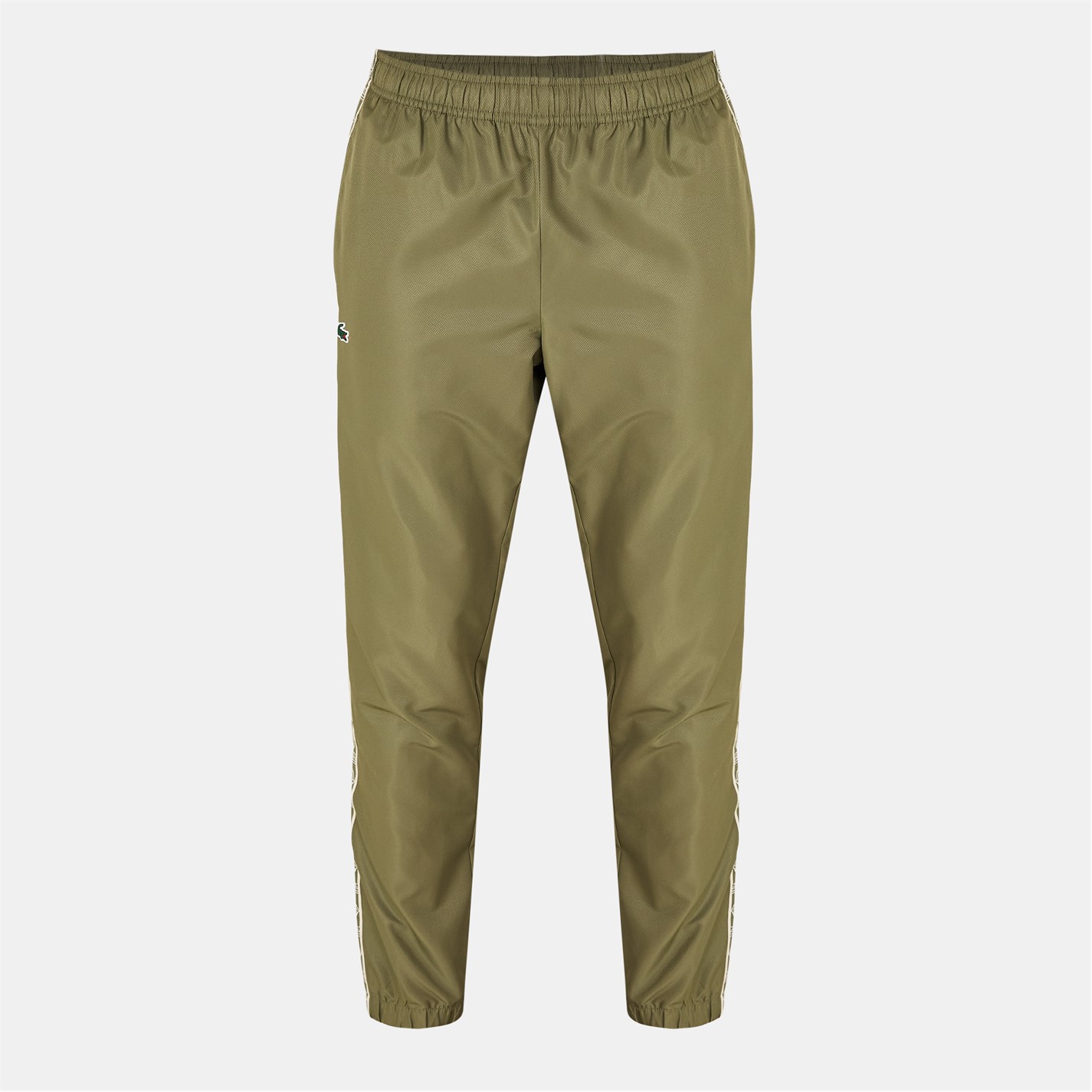 Tepláky Lacoste Khaki 6639921 Men's Tapered Closed Cuff Fleece Joggers - 1