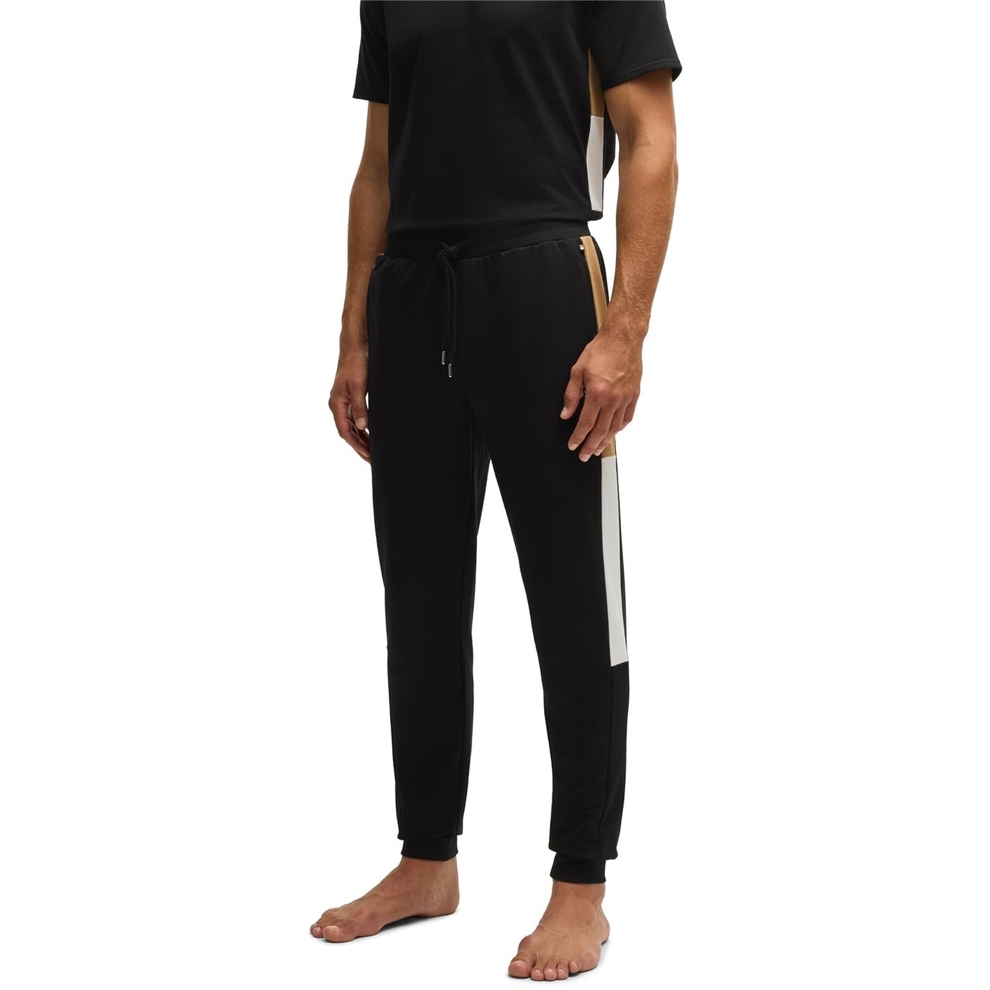 Tepláky Boss Black 001 1871864 Men's BW Iconic Closed Hem Fleece Jogger - 3