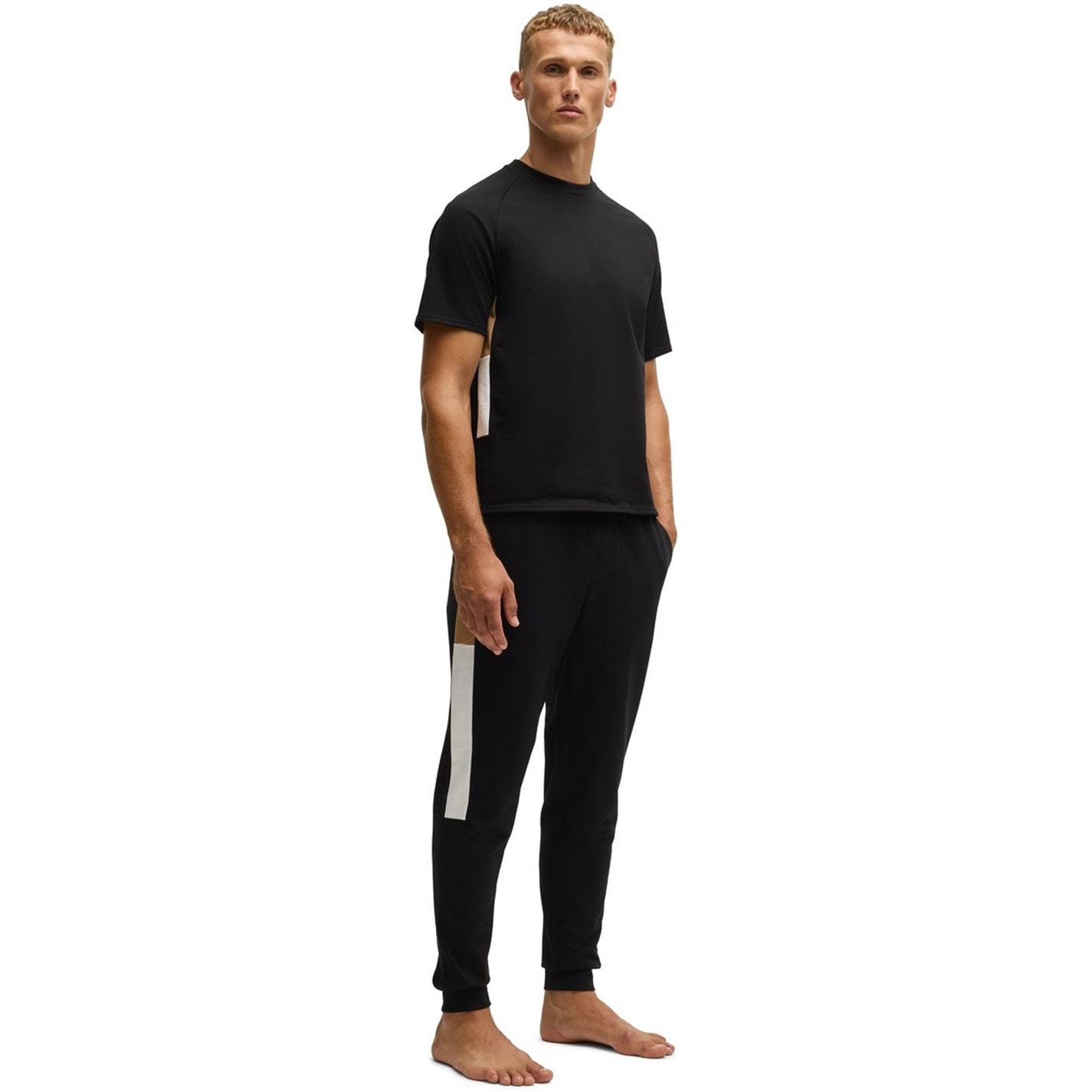 Tepláky Boss Black 001 1871864 Men's BW Iconic Closed Hem Fleece Jogger - 6