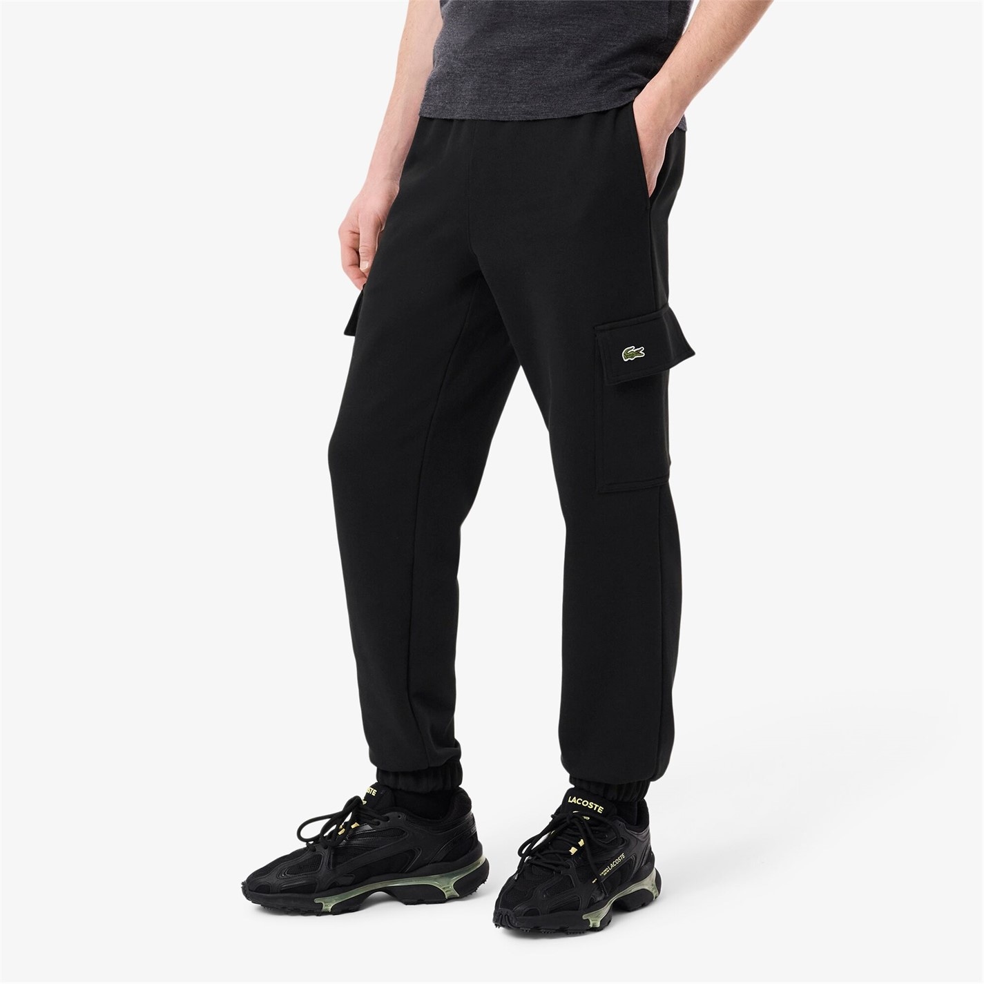 Tepláky Lacoste Black 031 6494832 Cargo Jogging Bottoms - 2