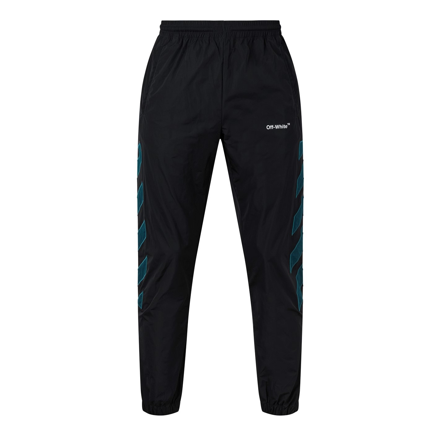 Tepláky OFF WHITE Black 665703 Men's Logo Jogging Bottoms Trousers - 1