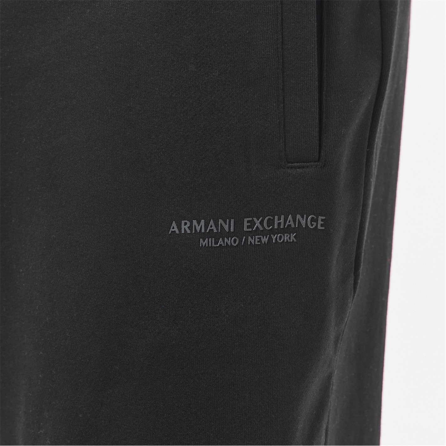 Tepláky Armani Exchange Black UC001 2255801 Men's Closed Hem Fleece Joggers - 5