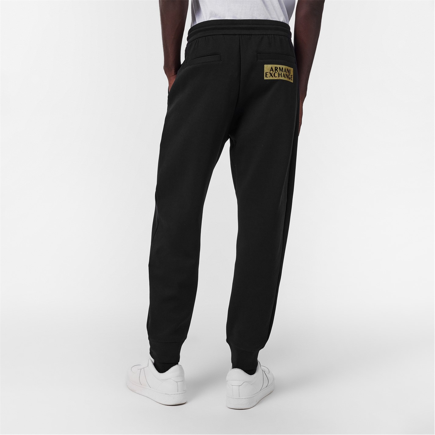 Tepláky Armani Exchange Blk 2780588 Men's Closed Cuff Fleece Tapered Joggers - 4