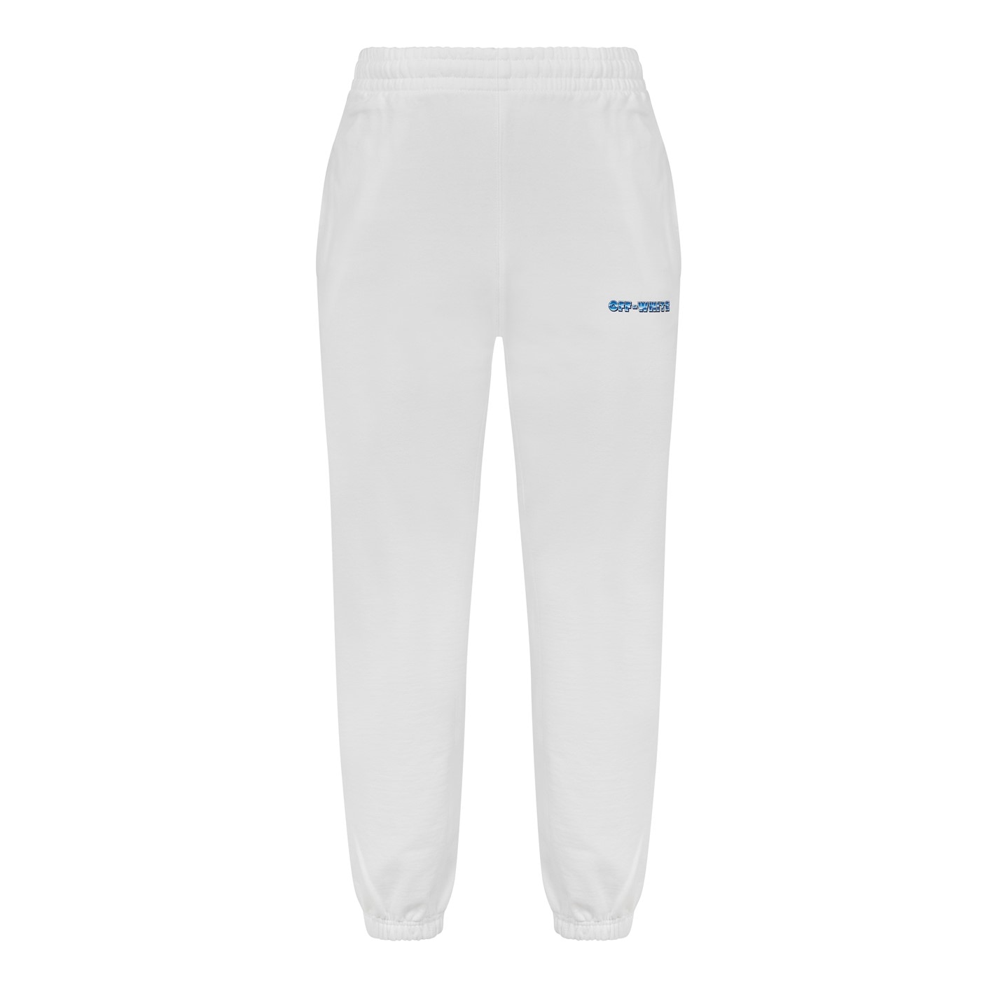 Kalhoty OFF WHITE White 4166136 Men's Slim Fleece Joggers - 1