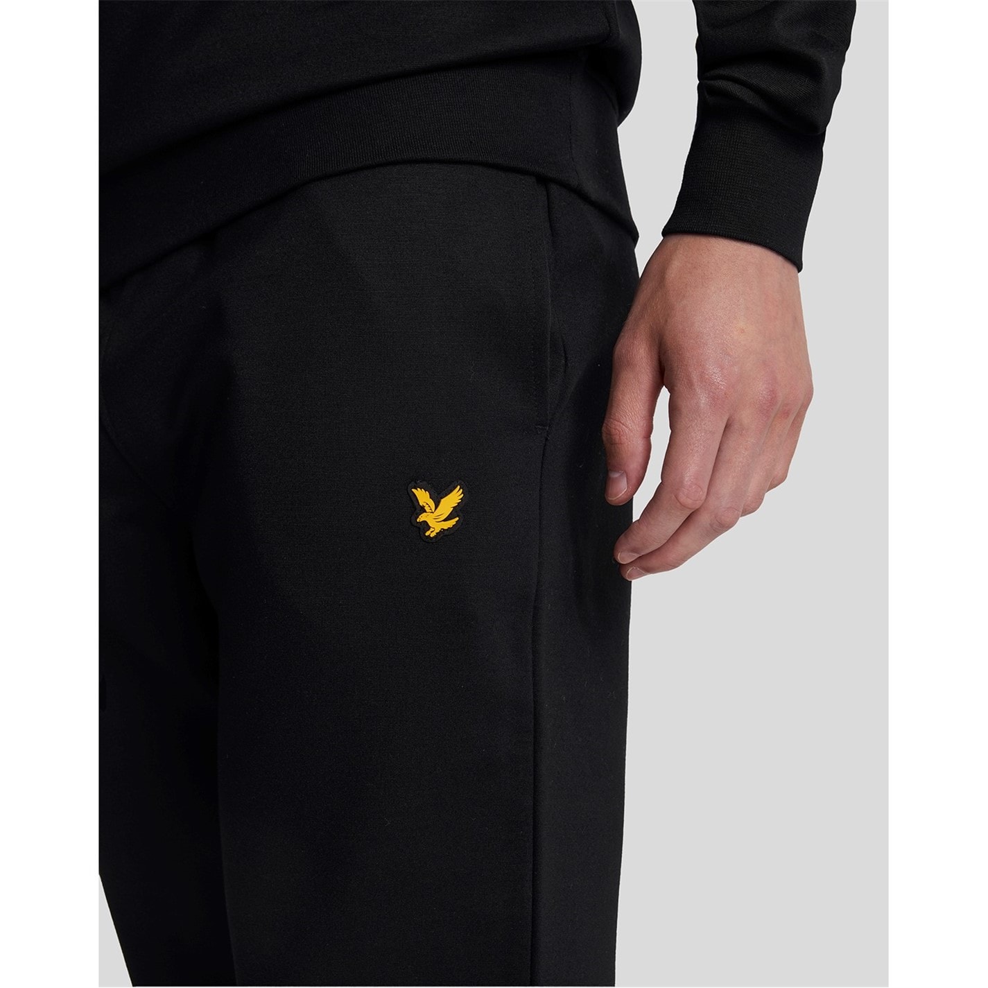 Tepláky Lyle and Scott Jet Black 8284890 Men's Closed Hem Fleece Joggers - 2