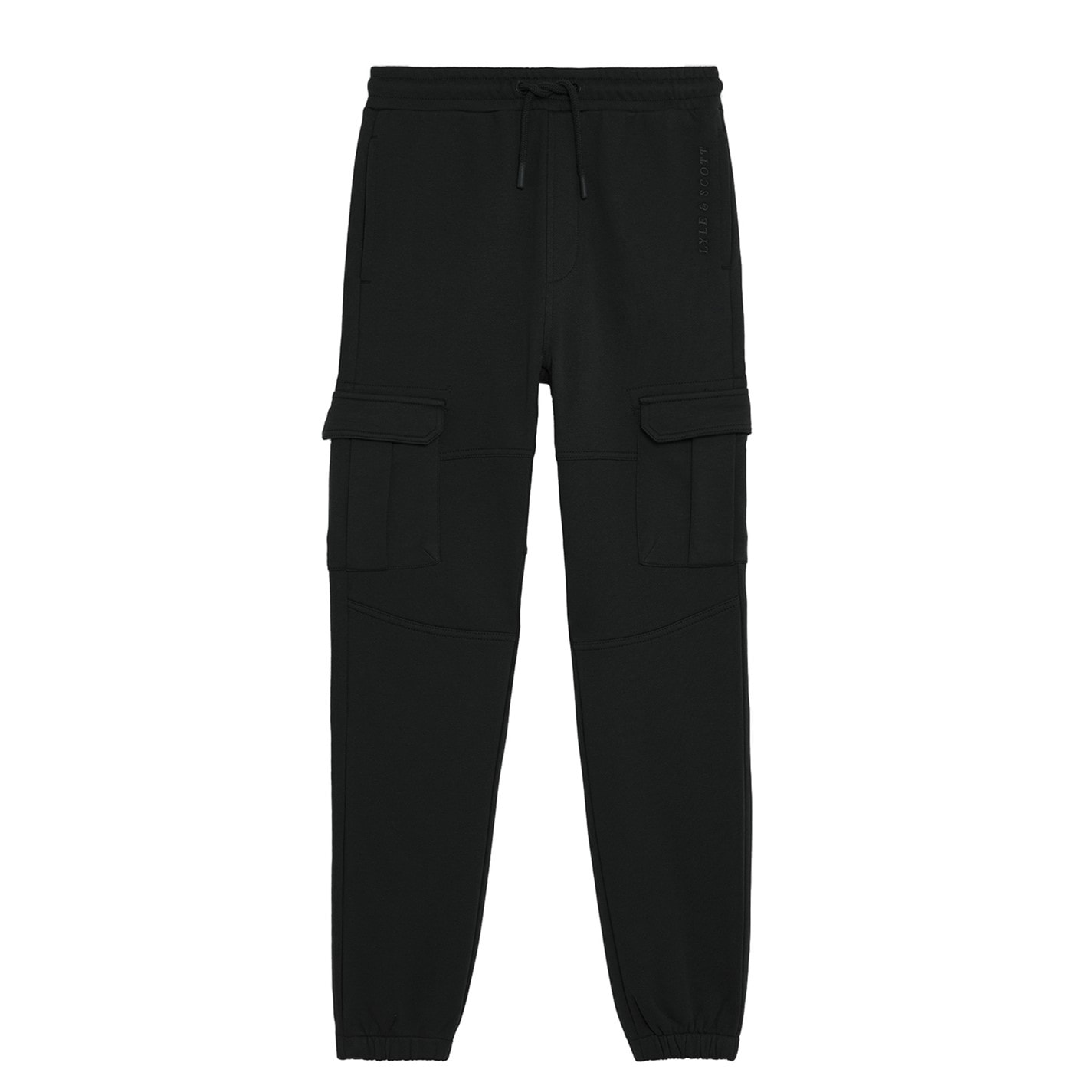 Dětské tepláky Lyle and Scott Black Z865 9548178 Kids' Closed Hem Fleece Joggers - 1