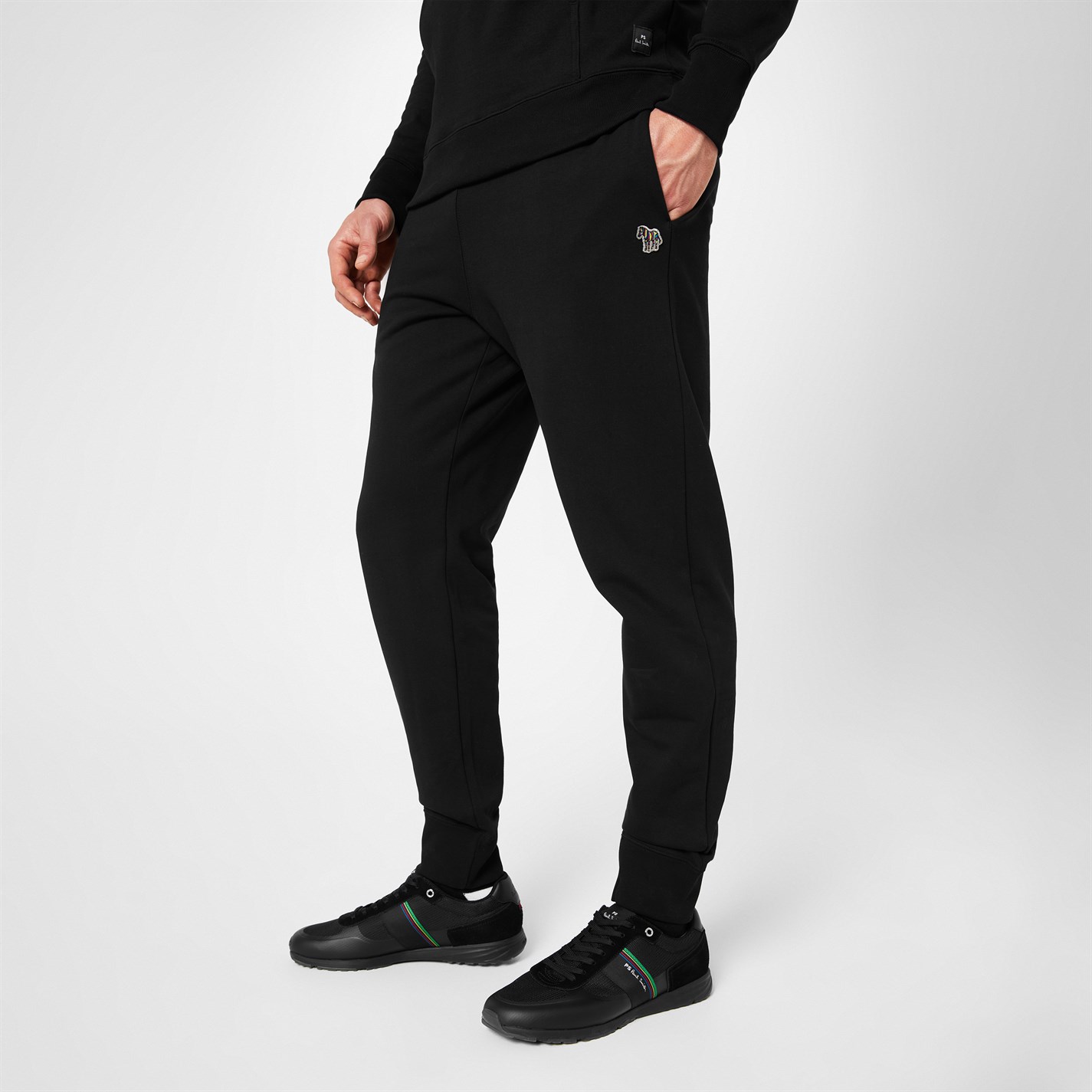 Tepláky PS PAUL SMITH Black 79 9532554 Men's Zebra Jogger Trousers - 4
