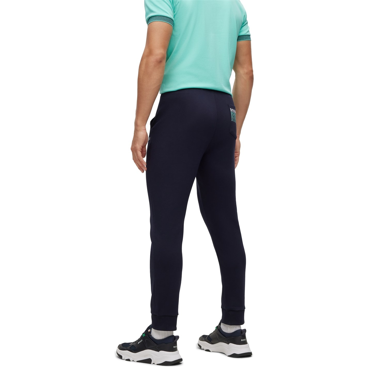 Tepláky Boss Blue 6656770 Men's Hadiko Closed Hem Fleece Joggers - 3