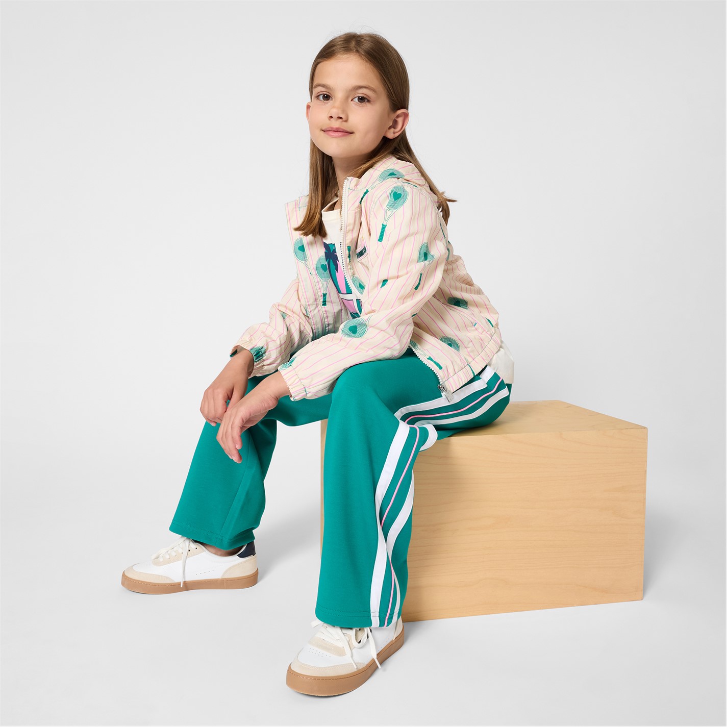 Kids Around Green 8525188 Closed Hem Fleece Jogging Bottoms - 4