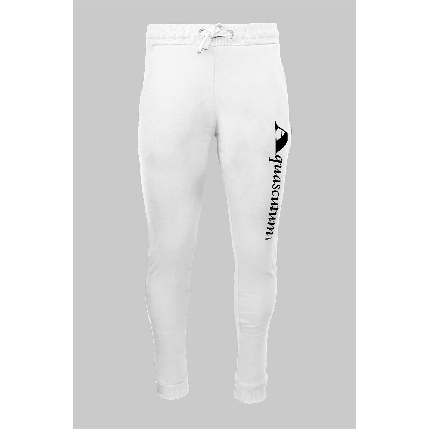 Tepláky Aquascutum White 994948 Men's Closed Hem Fleece Joggers - 1