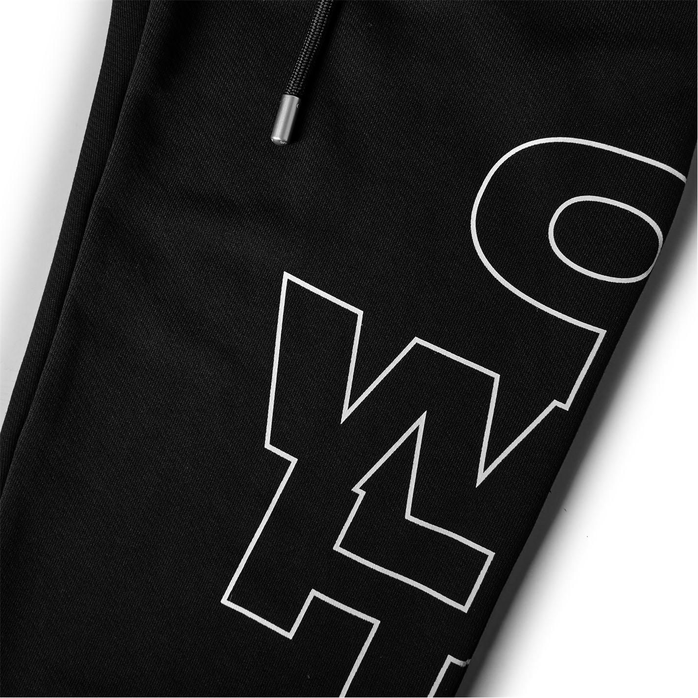 Tepláky Off White Black-White 8083572 Men's Closed Hem Fleece Joggers - 3