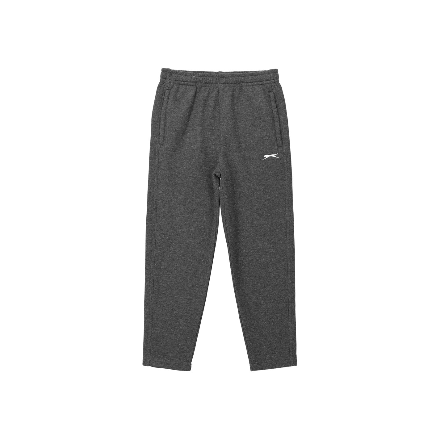 Slazenger Charcoal Marl 6766437 Open Hem Fleece Pants Junior - 1