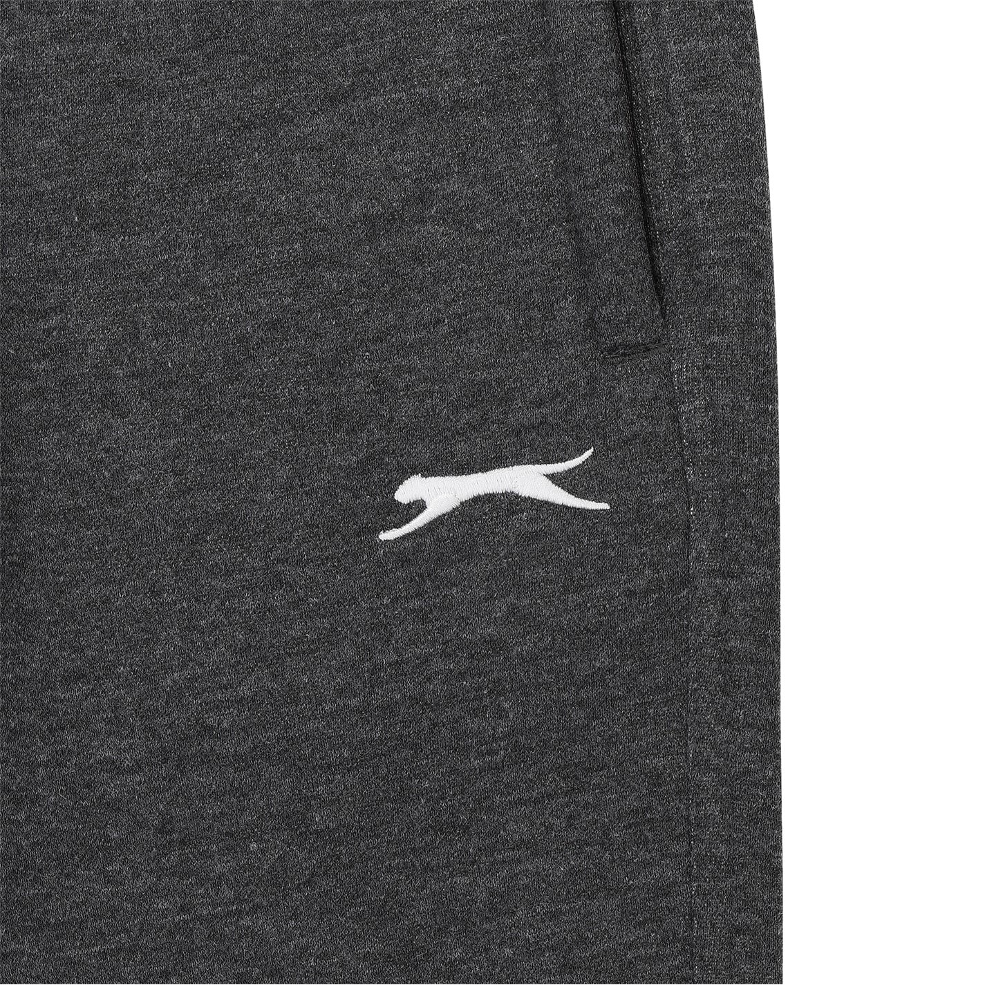 Slazenger Charcoal Marl 6766437 Open Hem Fleece Pants Junior - 3