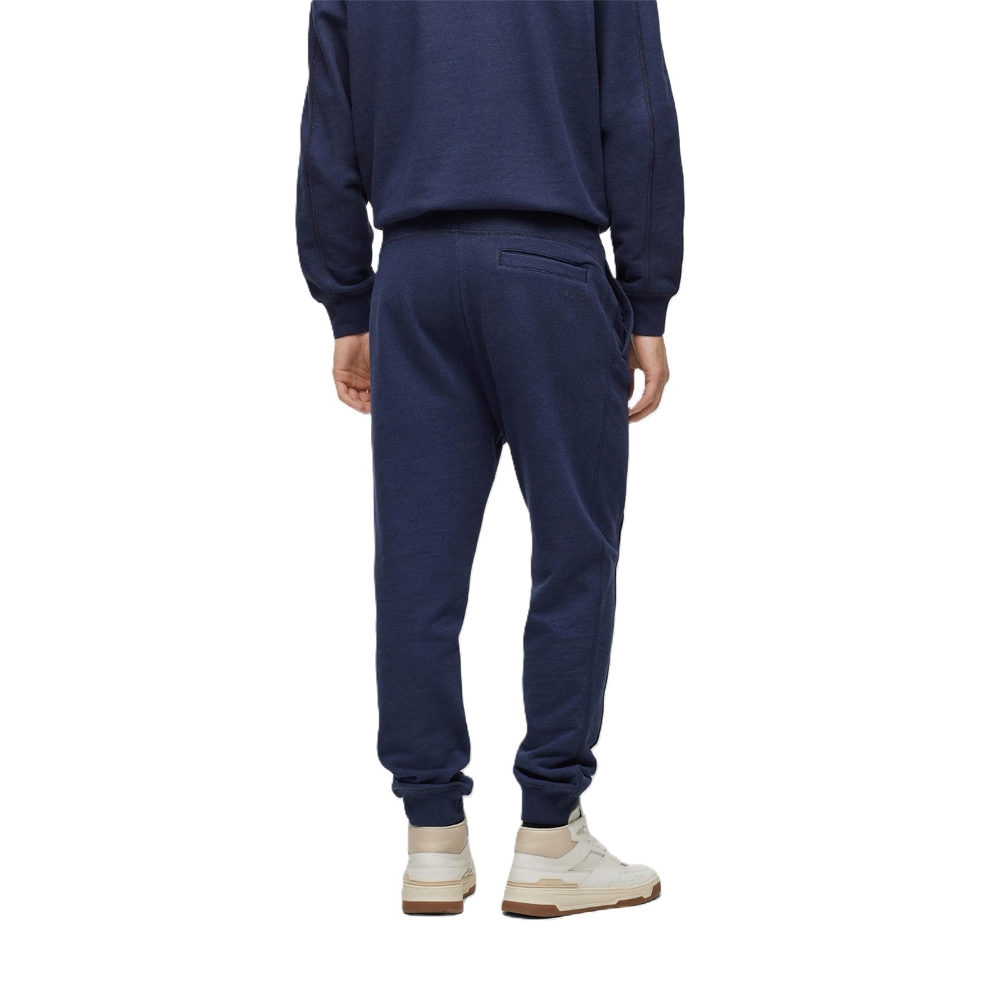 Tepláky Boss Blue 860822 Men's Seglitchstitch Closed Hem Fleece Joggers - 2