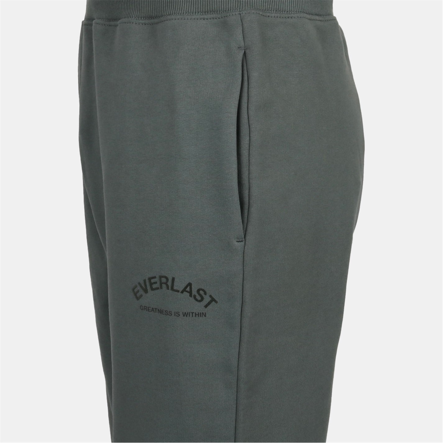 Tepláky Everlast Khaki 7885749 Men's High Waisted Cotton Fleece Ribbed Cuffs Joggers - 3