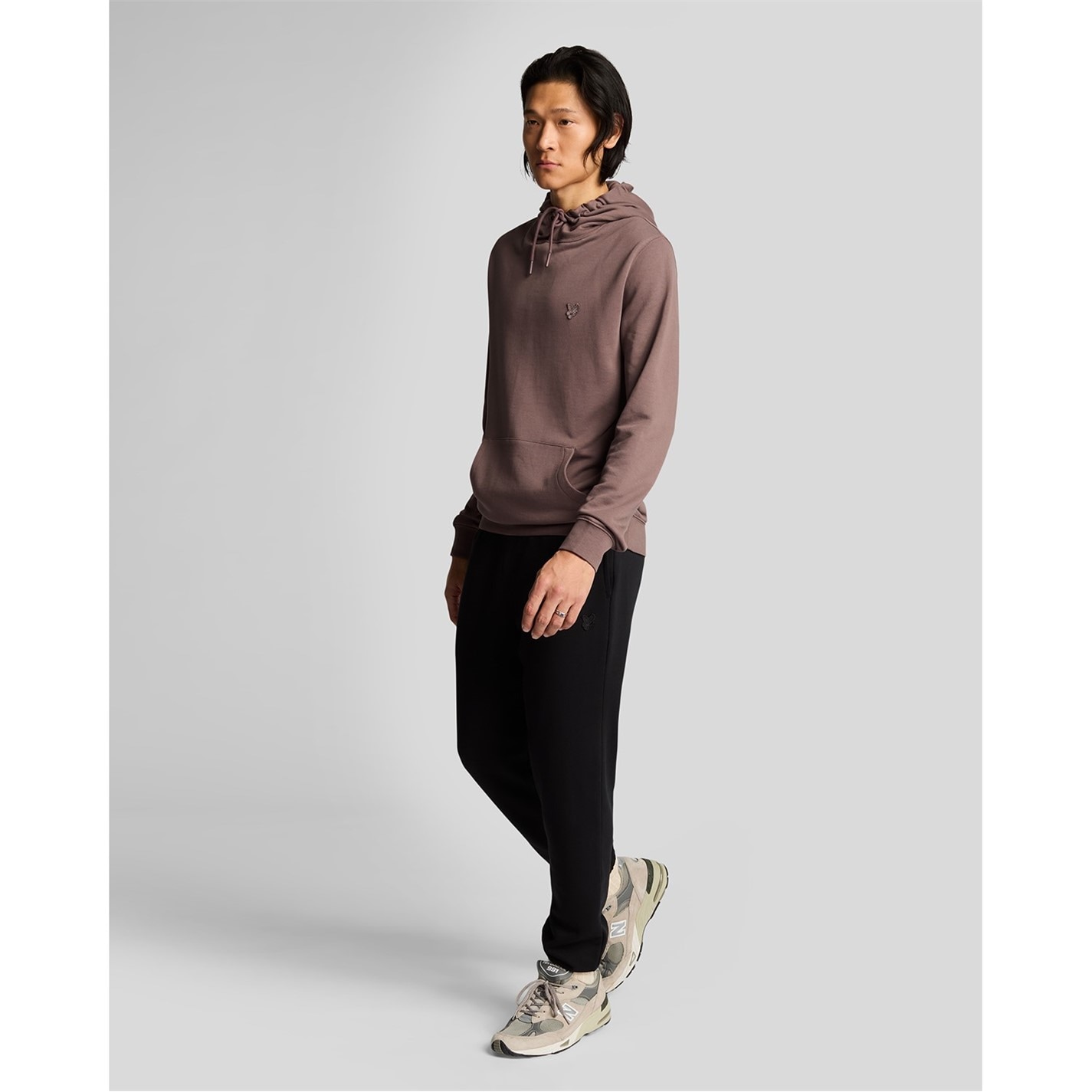 Tepláky Lyle and Scott Jet Black 8936541 Men's Closed Hem Fleece Joggers - 5