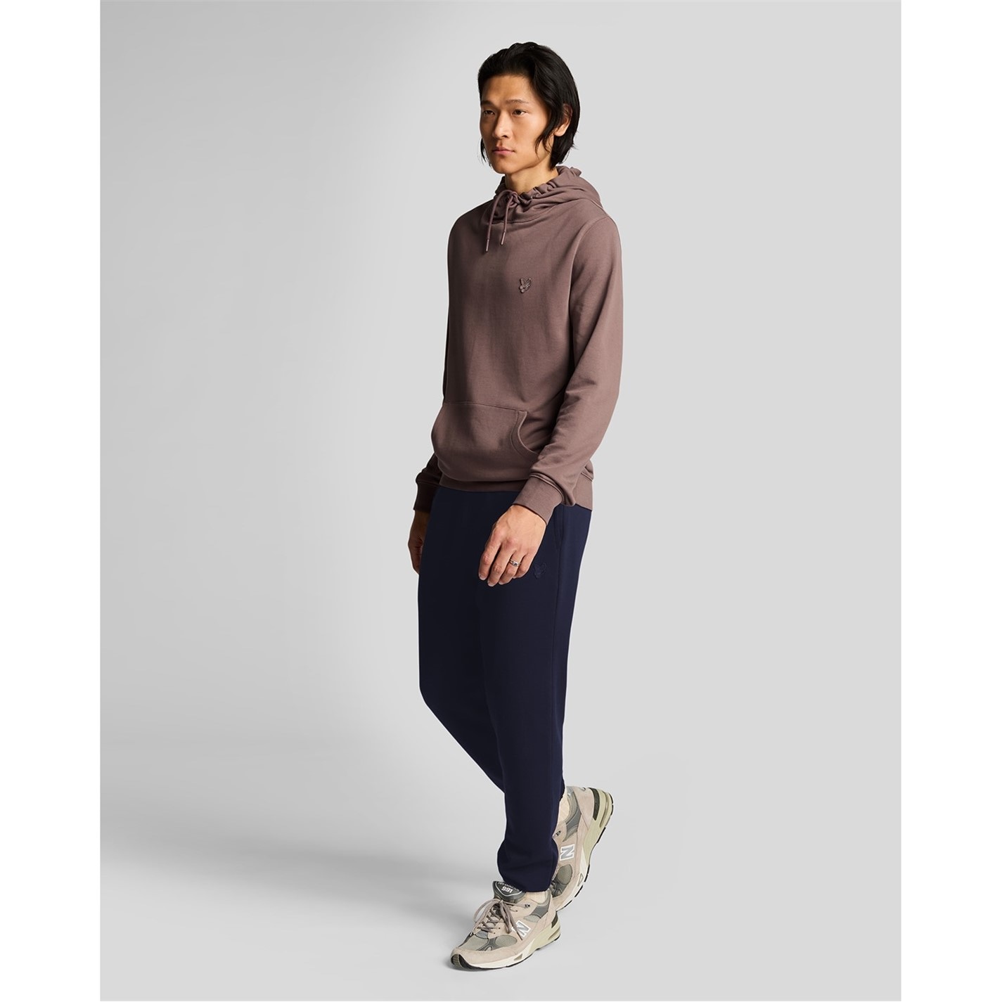 Tepláky Lyle and Scott Dark Navy 2939386 Men's Closed Hem Fleece Joggers - 5