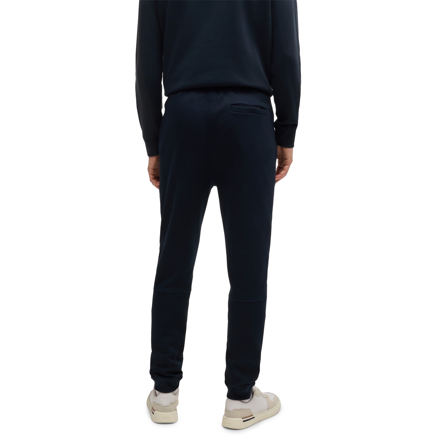 Kalhoty Boss Dark Blue 7989999 Men's Sestart Closed Hem Fleece Trousers - 2