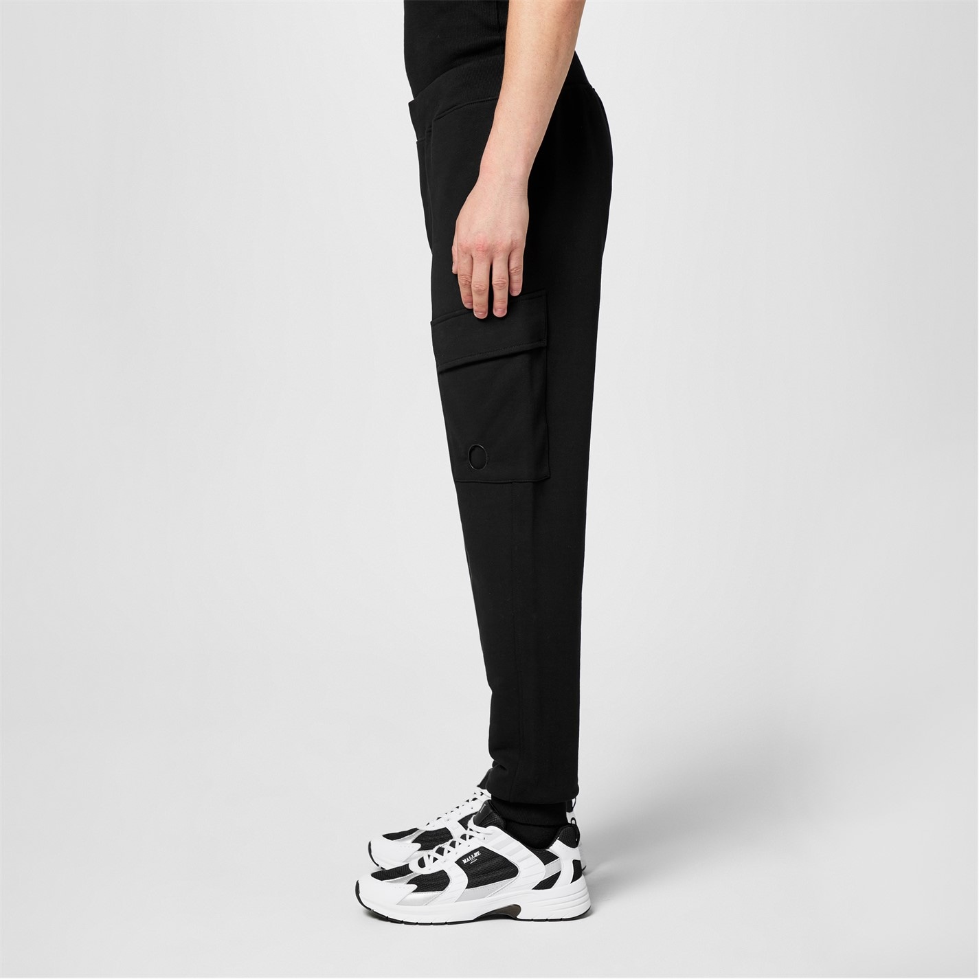 Tepláky CP COMPANY Black 3650439 Men's Lens Pocket Joggers - 5