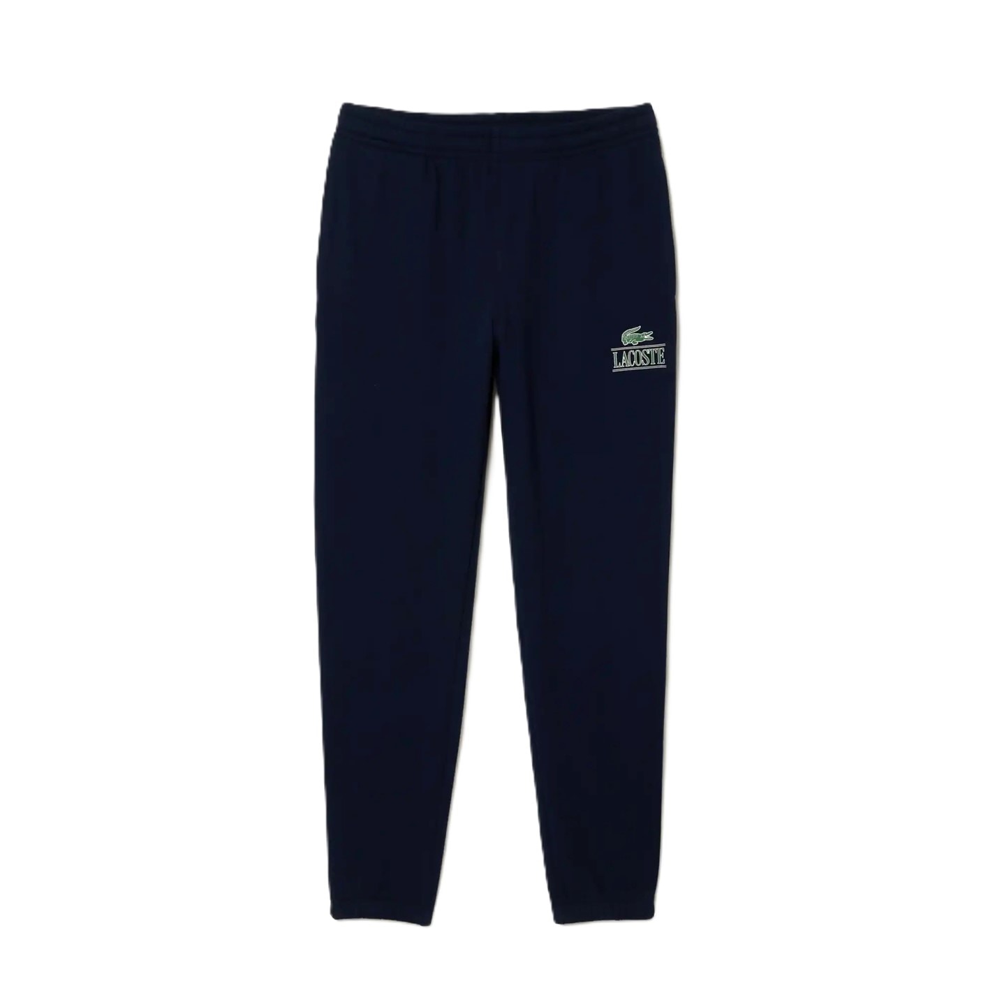 Tepláky Lacoste Navy Blue 9119606 Men's Signature Print Closed Hem Fleece Joggers - 1