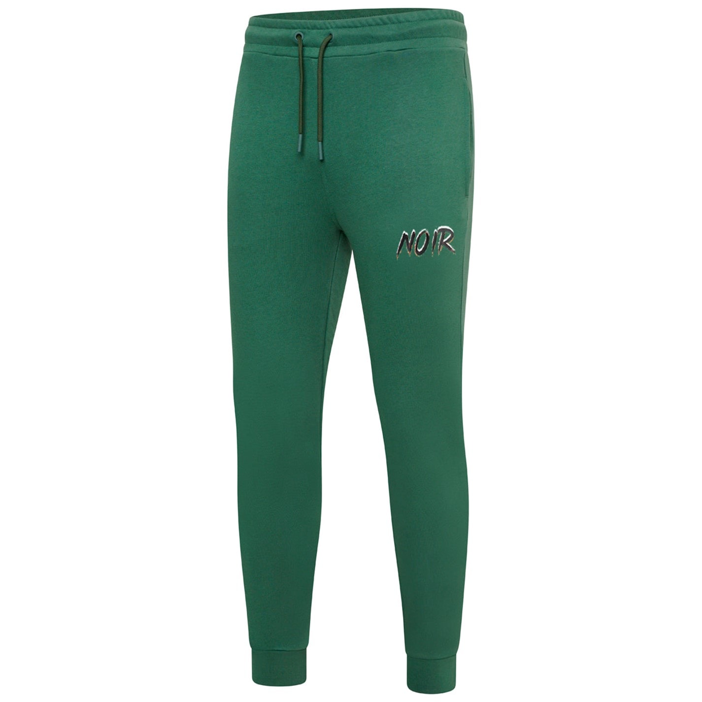 Tepláky Societe Noir Green 8619247 Men's Scribble Jog Closed Hem Fleece Joggers - 1