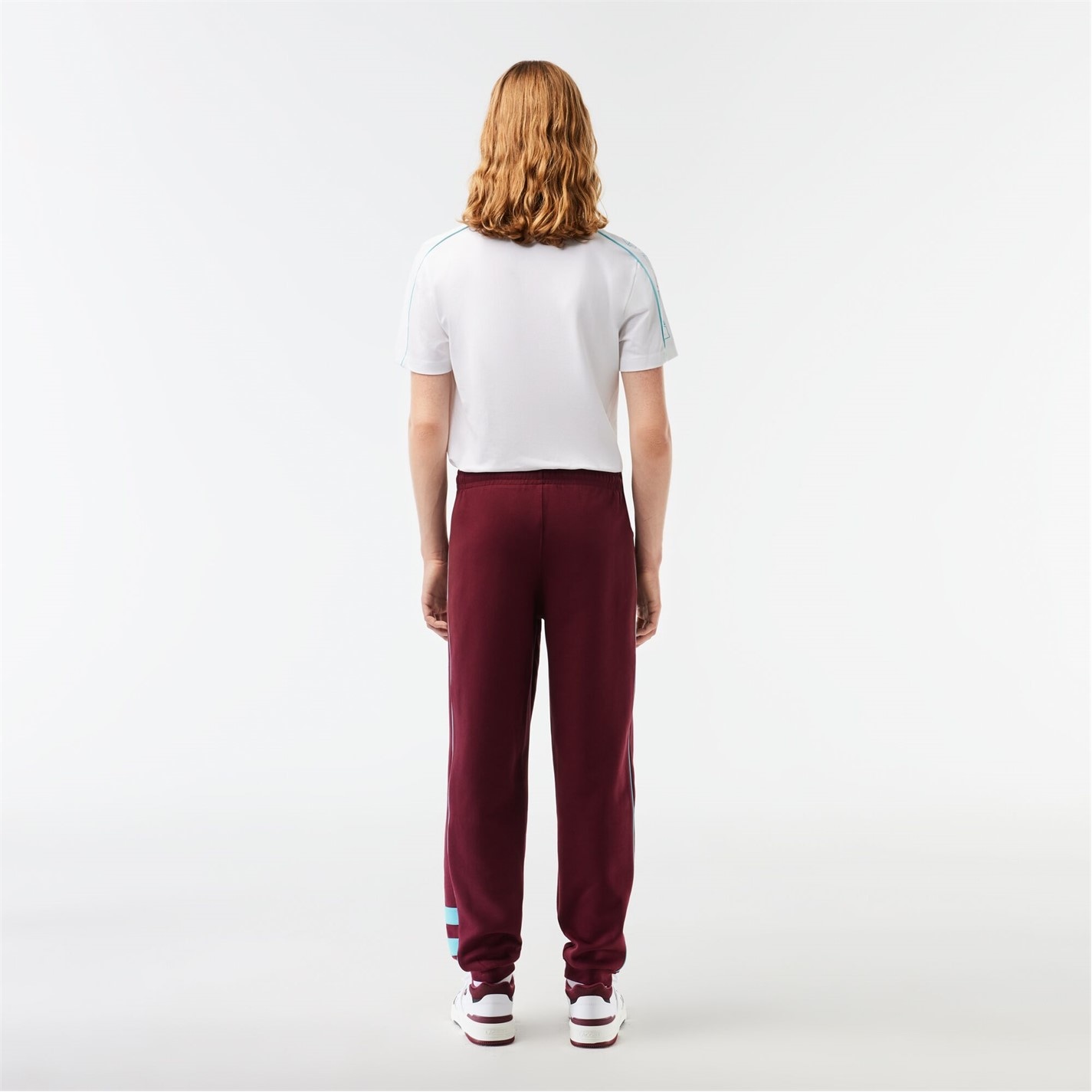 Tepláky Lacoste Zin 6557171 Men's Embroidered Closed Hem Fleece Joggers - 3