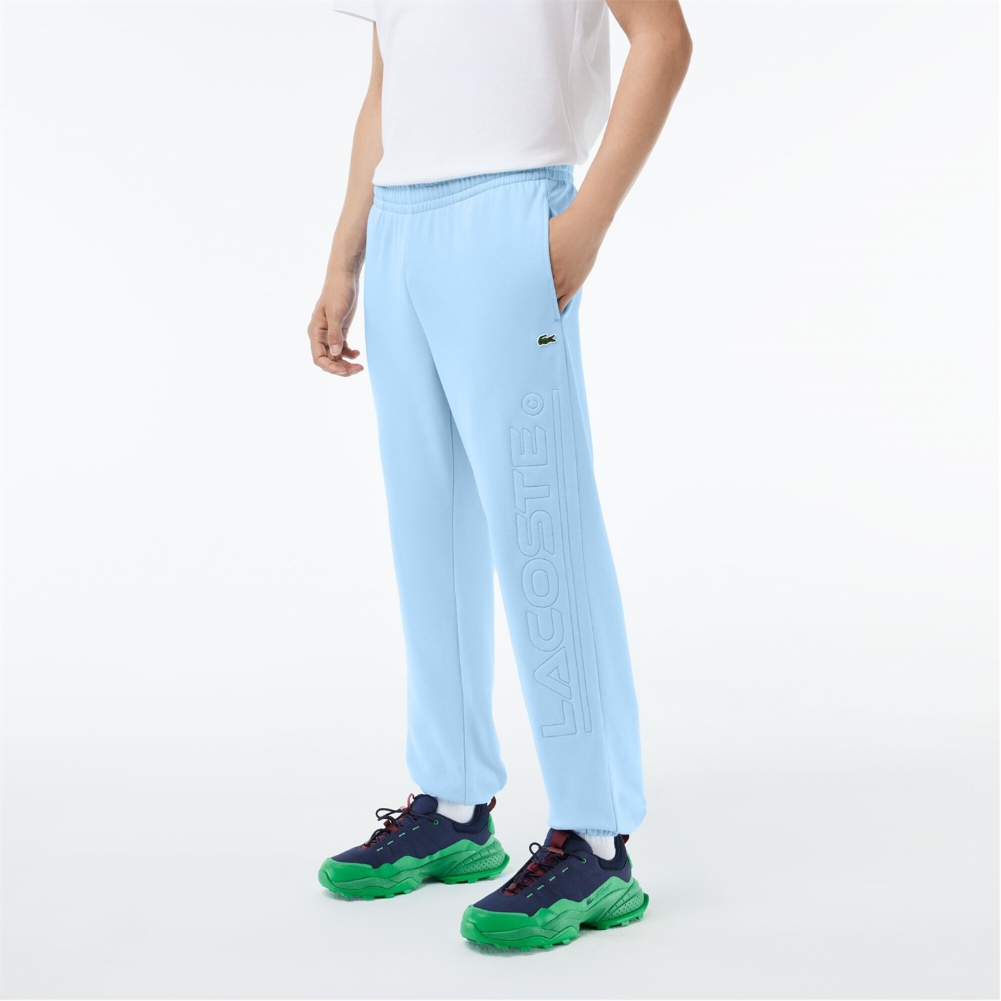 Tepláky Lacoste Overview 4800034 Men's Closed Hem Fleece Joggers - 2