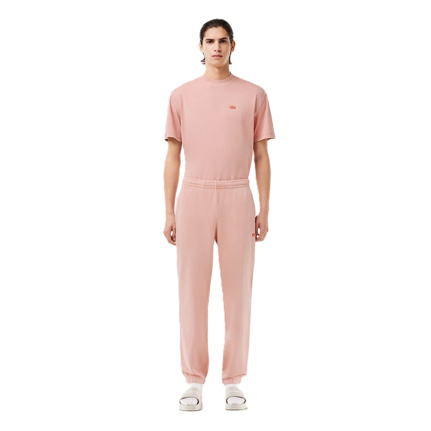 Tepláky Lacoste Eco Pink 9385350 Men's Closed Cuff Fleece Tapered Joggers - 3