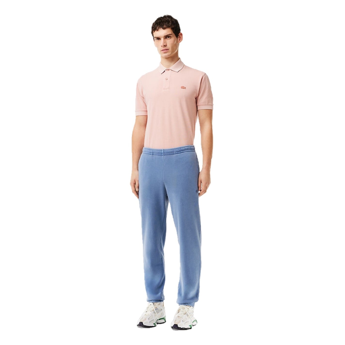 Tepláky Lacoste Eco Stonewash 4965465 Men's Closed Cuff Fleece Tapered Joggers - 2
