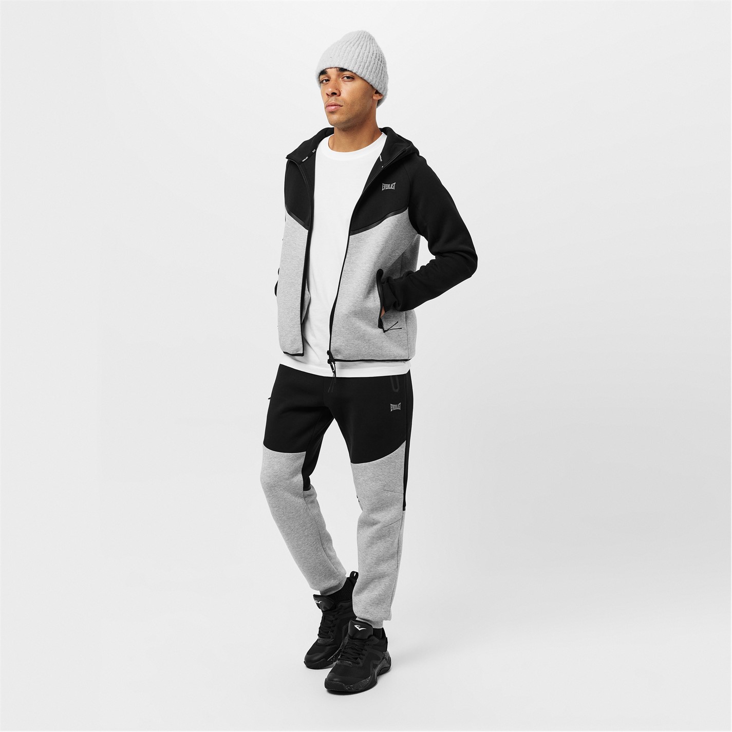 Tepláky Everlast Grey 1815879 Jogging Bottoms Mens - 6
